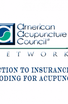 Introduction to Insurance Billing and Coding for Acupuncture