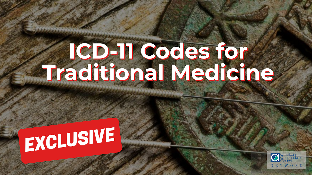 Billing and Coding ICD11 Codes for Traditional Medicine  AAC Info