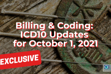 ICD10 Updates for October 1, 2021