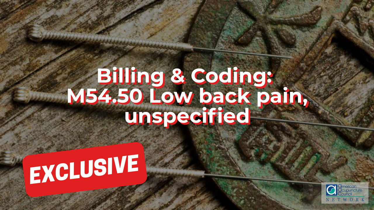 What is CPT code M54 50?
