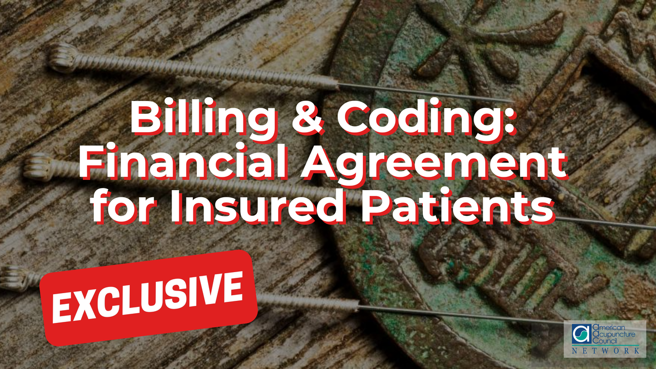 Financial Agreement for Insured Patients