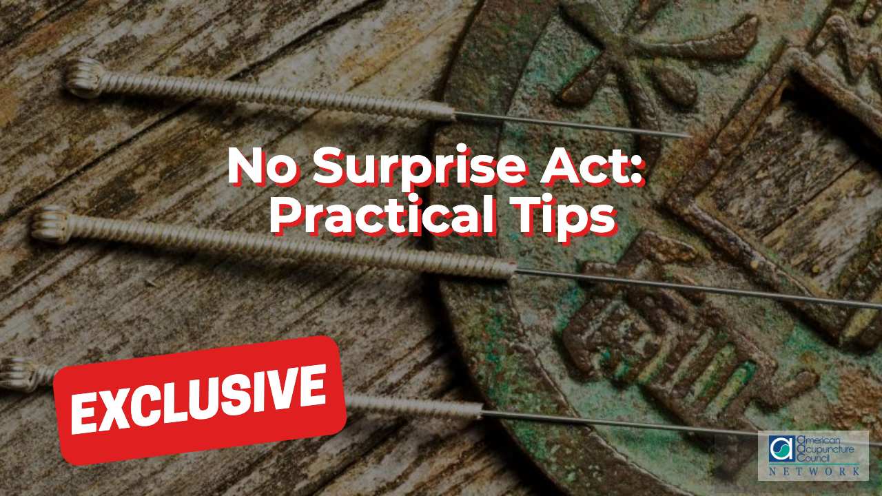 No Surprise Act: Practical Tips