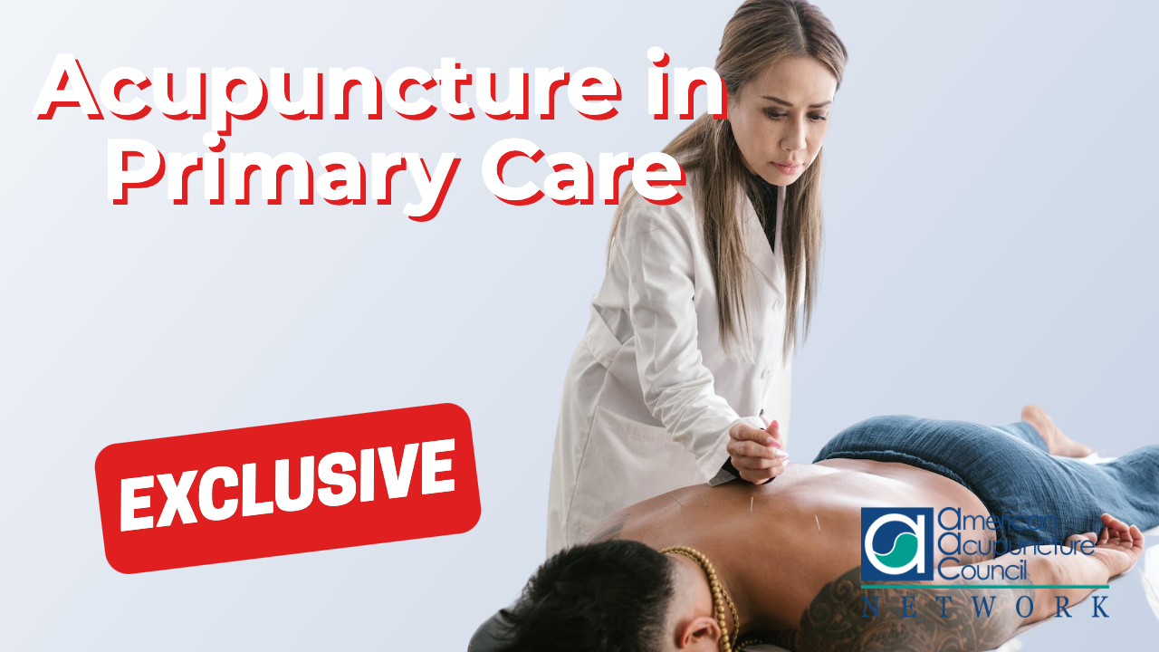 Acupuncture în Primary Care