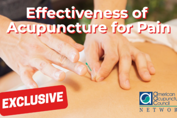 Effectiveness of Acupuncture for Pain