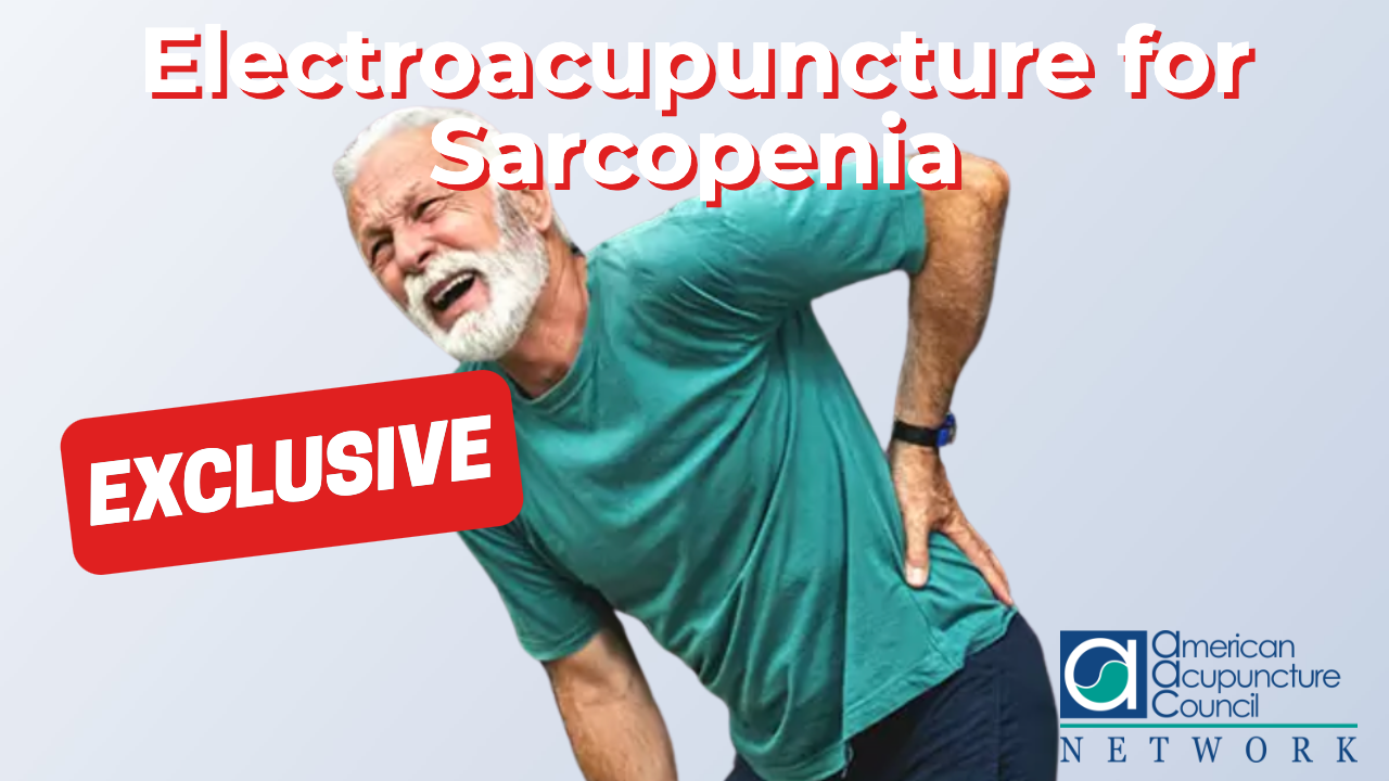 Electroacupuncture for Sarcopenia