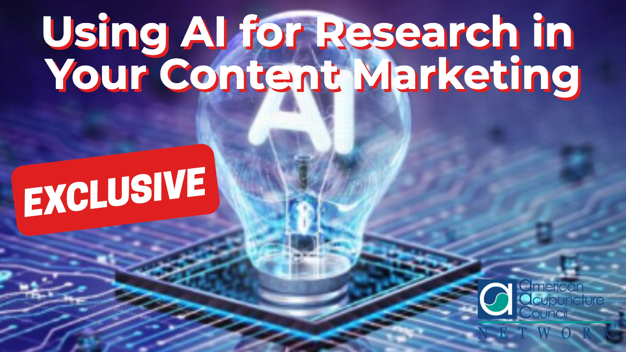 Using AI for Research in Your Content Marketing