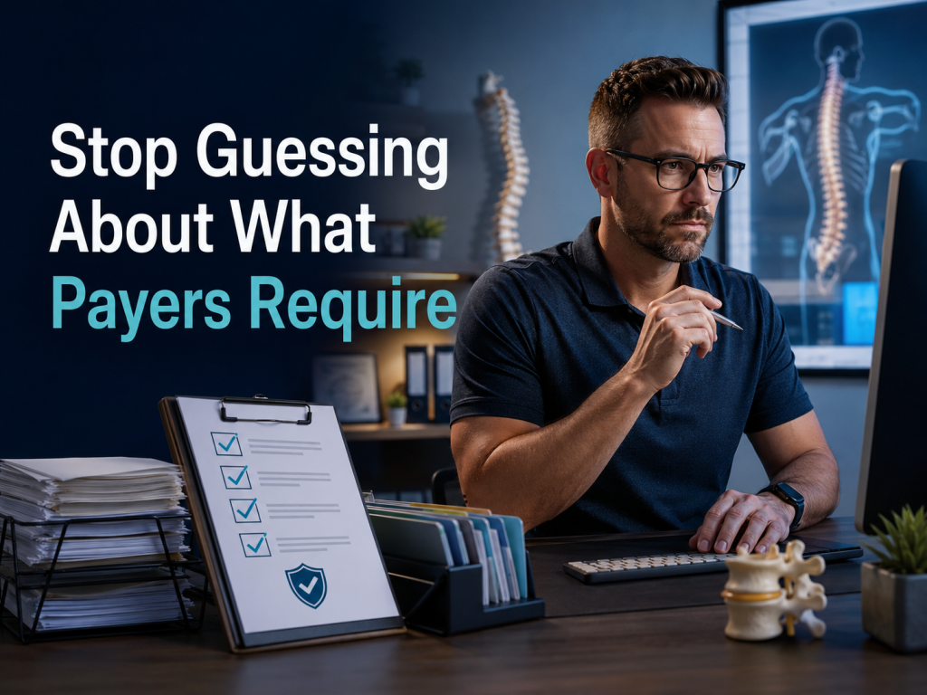 "Stop Guessing About What Payers Require"