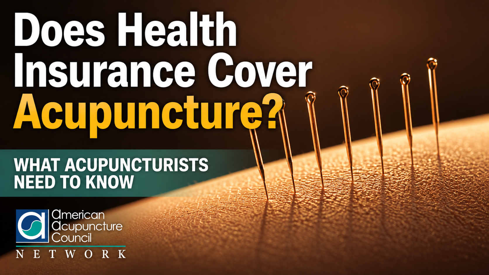 Does health insurance cover acupuncture?